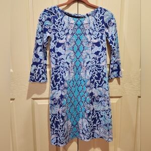 Lilly Pulitzer Bay Dress, Casual, Size XXS